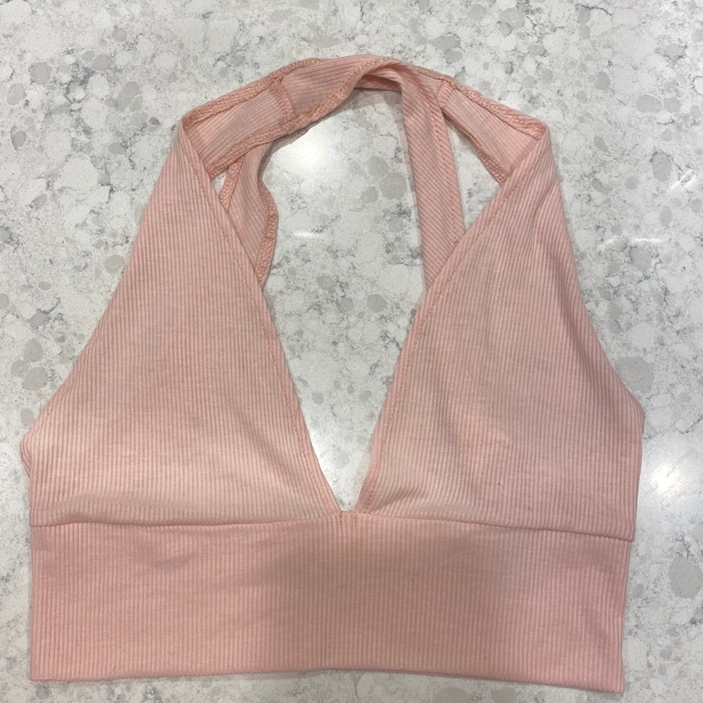 Shein pink tank top. Crosses in back. Never worn, no tags. Size small/ 4